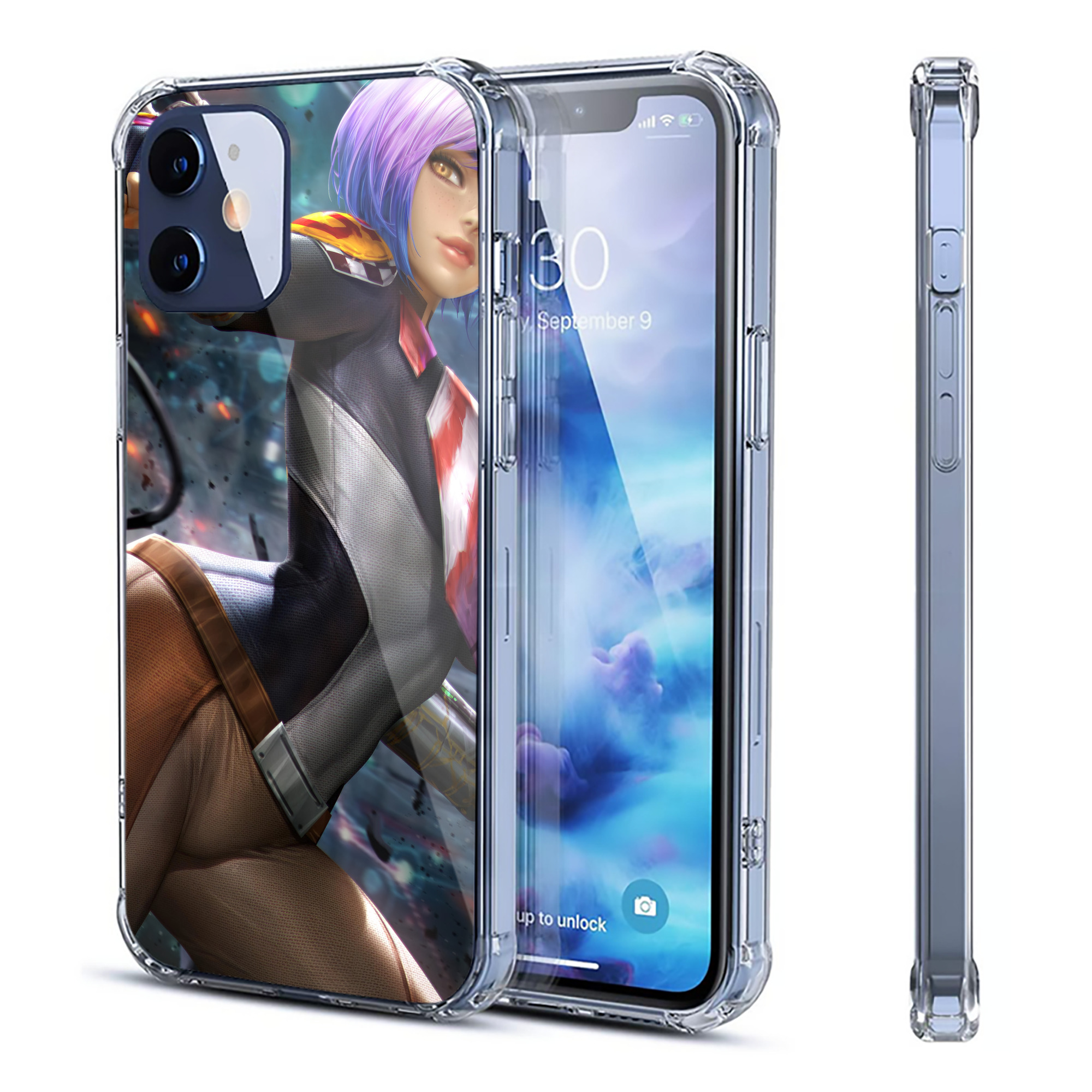 （画像用） スター・ウォーズ Star Wars 【iPhone 12シリーズ対応】透明スマホケース（クリアソフトケース）